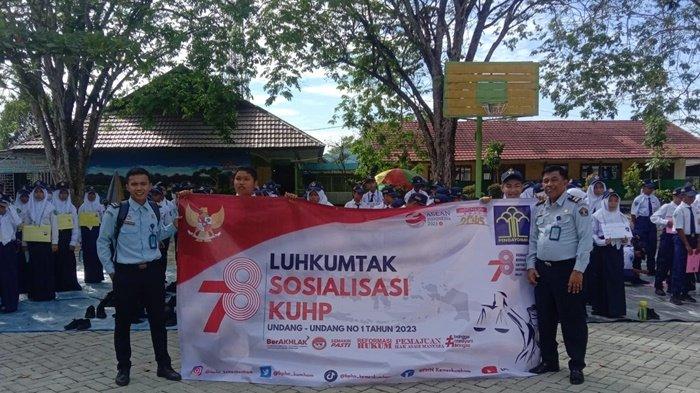 Semarakkan HDKD ke-78, Kanwil Kemenkumham Kalsel Lakukan Penyuluhan Hukum di 7 Sekolah