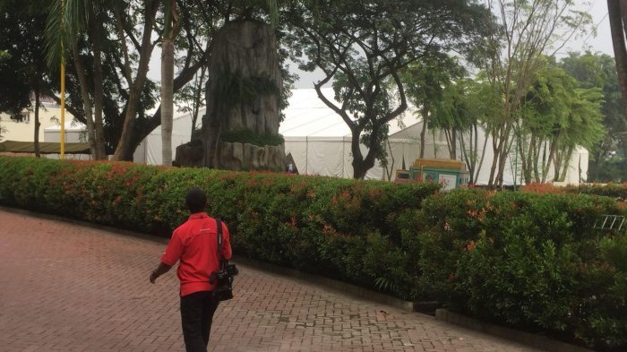 Begini Persiapan Resepsi Kahiyang Ayu dan Bobby Nasution di Medan, Dekorasi dan Tenda Mulai Dipasang