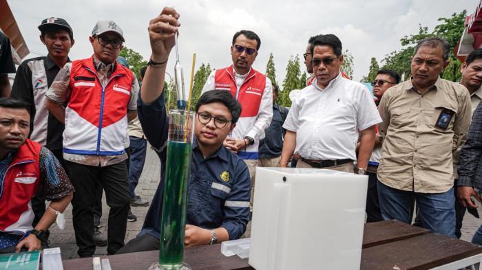 Merespon Keluhan Masyarakat, Dirut Pertamina Patra Niaga dan Dirjen Migas Tinjau SPBU di Jatim