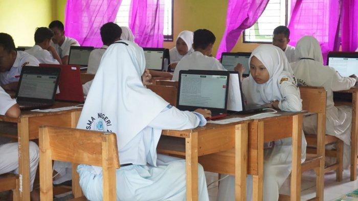 UNBK di SMA Martapura Dilaksanakan Tiga Sesi, ini Penyebabnya