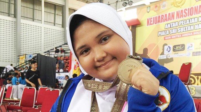 Tak Diperhitungkan, Neysa Justru Bawa Pulang Tiga Medali Kejurnas Silat Perisai Diri