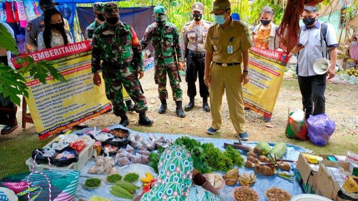 Operasi Yustisi di Pasar Masingai Tabalong, Petugas Gabungan Tak Dapati Pelanggar Protokol Kesehatan