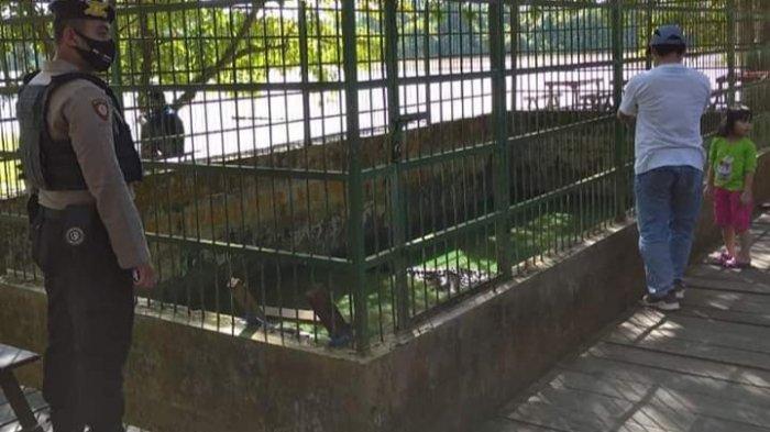 Polisi Patroli Objek Wisata Palangkaraya Memantau Pengunjung