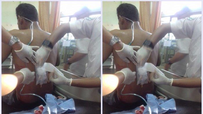 Tidak Terima Daganganya Dihamburkan, Masdi Tusuk Punggung Ahmadi