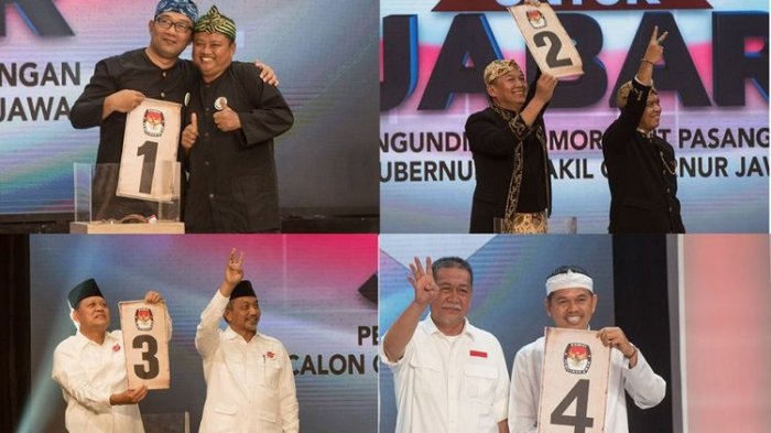 UPDATE Hasil Quick Count Pilkada Jabar Populi Center Pukul 14.48 WIB: Ridwal Kamil-UU Masih Unggul