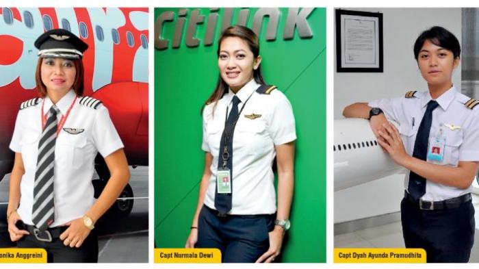 Jumlah Pilot Wanita di Indonesia Tumbuh di Atas 100 Persen