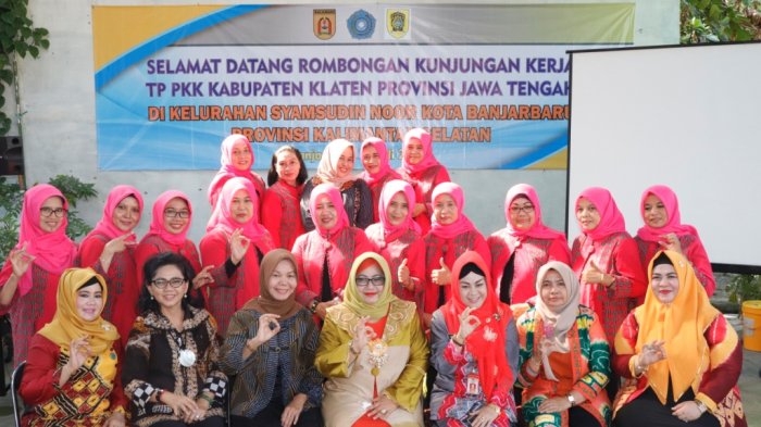 Rombongan PKK Klaten Kunjungi Kelurahan Syamsudin Noor