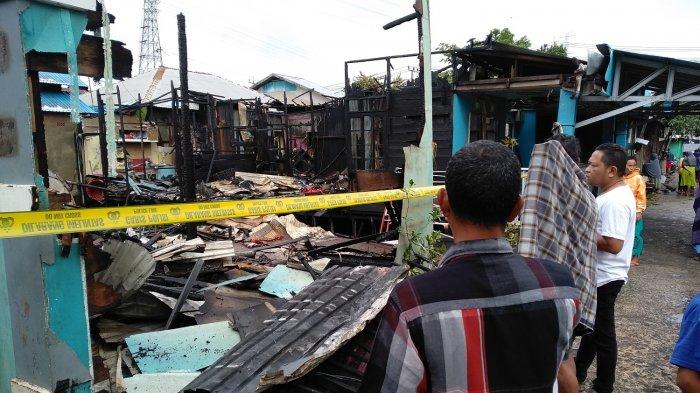 Kebakaran di Mantuil Banjarmasin, Dua Rumah dan Motor Hangus