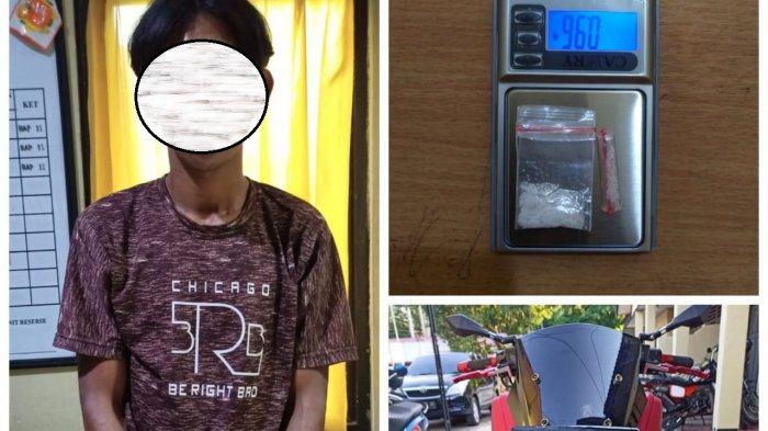 Petugas Polsek Tanta Berhentikan Pria ini di Jalan, Saat Diperiksa Didapatkan Paketan Sabu