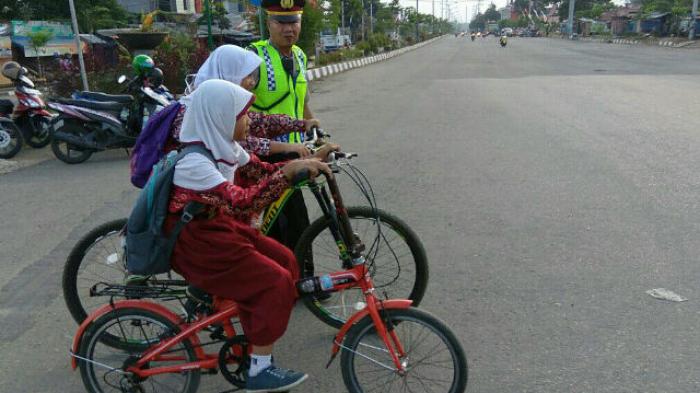 Polres Tabalong Sebar Personil di Titik Rawan Macet dan Kecelakaan