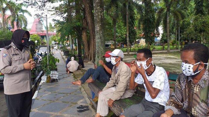 Polres HSU Sosialisasikan Protokol Kesehatan dan Sanksi yang Tak Bermasker