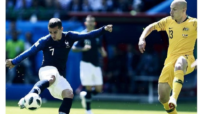 Update Hasil Prancis vs Australia - Gol Penalti Griezmann Bawa Prancis Unggul, Skor 1 - 0