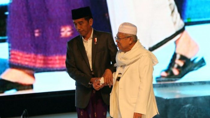 Hasil Survei LSI Pilpres 2018, Sosok Ma'ruf Amin Gerus Suara Jokowi di Pemilih Pemula dan Non Muslim