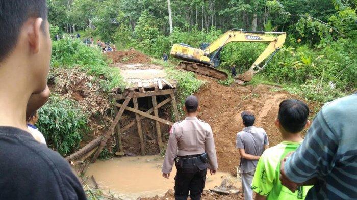 Belum Ada Pelaksanaan Bangun Jembatan Darurat Pasca Runtuh, Ini Janji Dinas PUPR Banjar