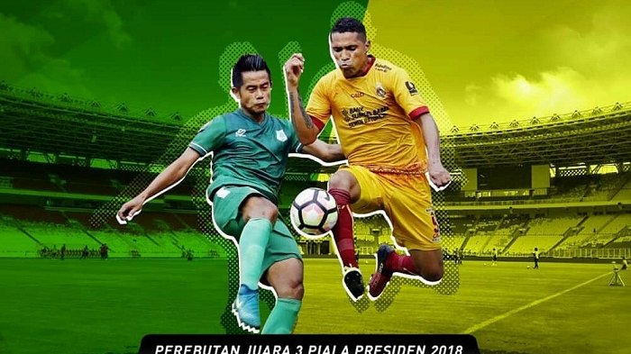 Hasil Akhir PSMS Medan vs Sriwijaya FC : Menang Telak, Sriwijaya FC Peringkat 3 Piala Presiden 2018