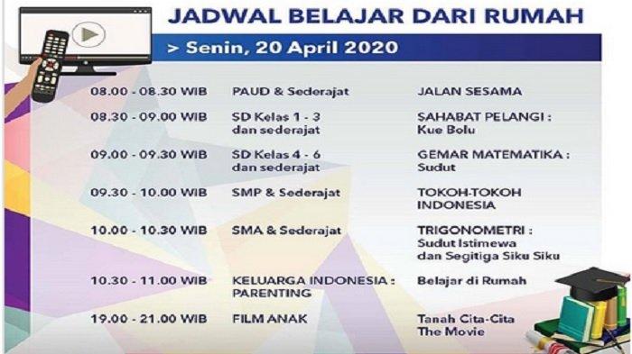 LAGI TAYANG LIVE STREAMING Belajar dari Rumah di TVRI untuk SMP SMA: Tokoh Indonesia & Parenting