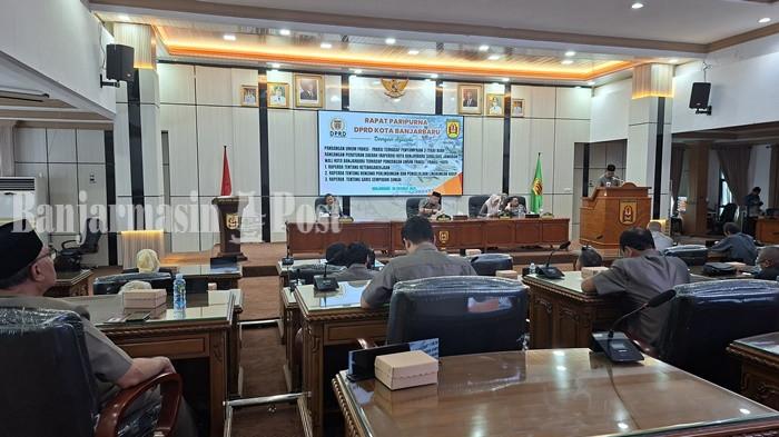 Fraksi di DPRD Banjarbaru Sepakati Usulan  Raperda Ketenagakerjaan, Lingkungan, dan Sempadan Sungai