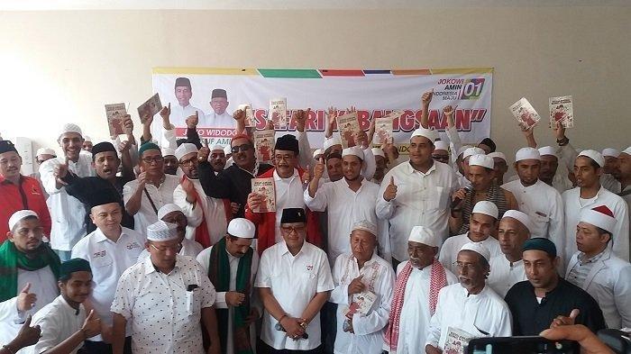 Teriakan Jokowi-Maruf Amin Menggema Saat Ratusan Habib di Jatim Deklarasi Dukungan Pilpres 2019