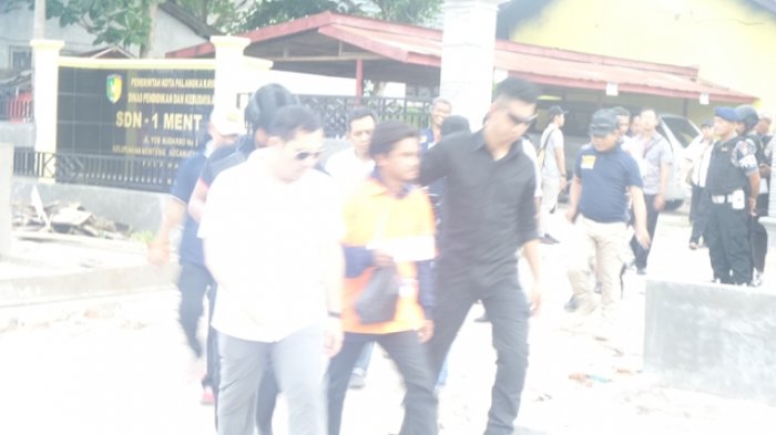 Rekonstruksi Kasus Pembakaran Sekolah di Palangkaraya Dijaga 500 Anggota Polisi