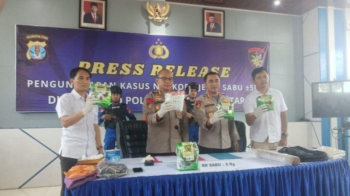 Peredaran 5 Kg Sabu di Tarakan Digagalkan Ditpolairud Polda Kaltara, Dikirim Pakai Speedboat