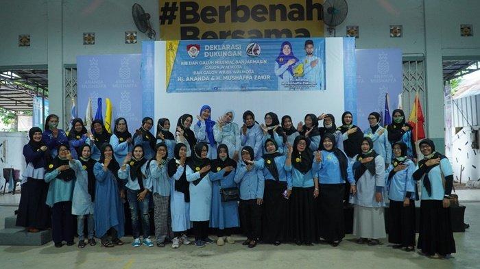 Pilkada Banjarmasin, RIB dan Galuh Milenial Banjarmasin Deklarasikan Dukungan untuk AnandaMu