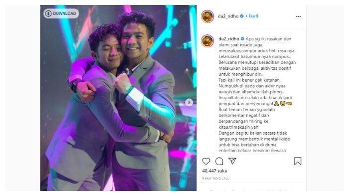 Rizki DA dan Ridho DAcademy Berpelukan, Iis Dahlia Langsung Kritik Netizen yang Suka Bully