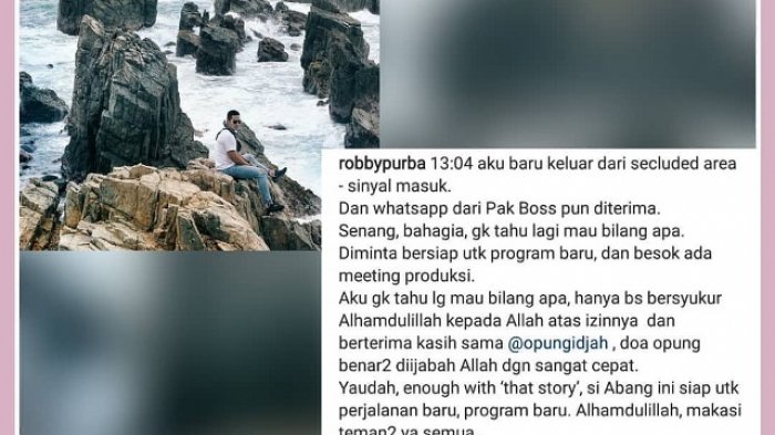 Robby Purba Dapatkan Program Baru Setelah Tinggalkan Roy Kiyoshi di Karma ANTV