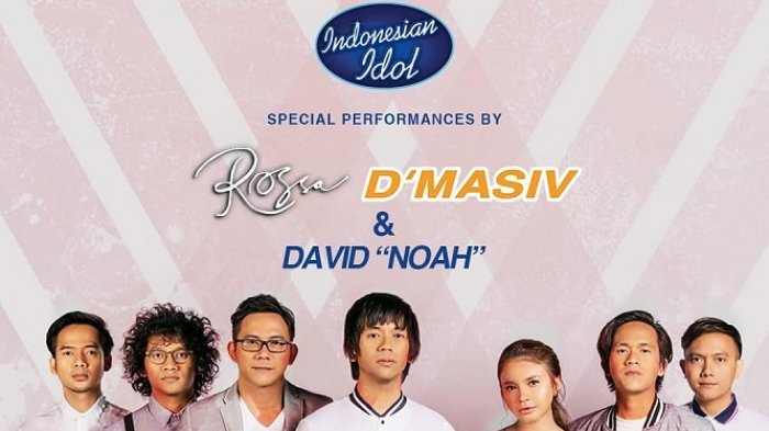 Link Live Streaming RCTI Top 4 Indonesian Idol 2018: Rossa, David Noah, D'masiv Hadir Malam Ini
