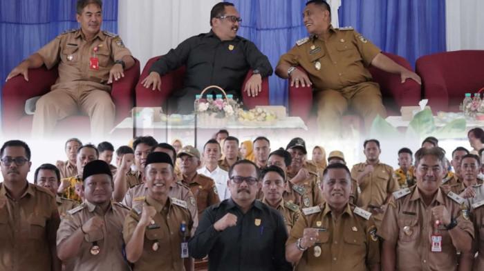 SUASANA musrenbang Kecamatan Bajuin-Pelaihari di aula kantor Kecamatan Bajuin,