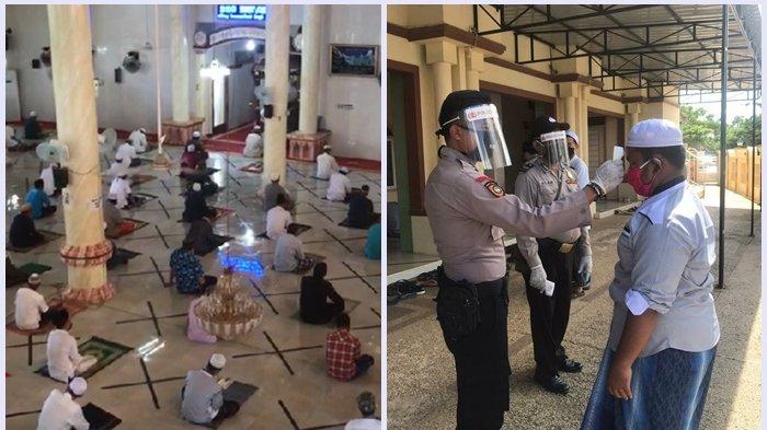 Salat Jumat di Masjid At-Taqwa Batulicin Penuh, Jemaah Banyak Tak Bisa Masuk