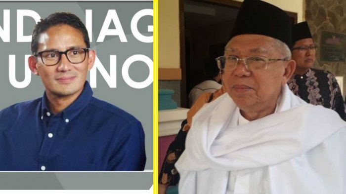 Survei LSI Cawapres di Pilpres 2019, Sandiaga Uno Ungguli dari Ma'ruf Amin di Beberapa Karakter