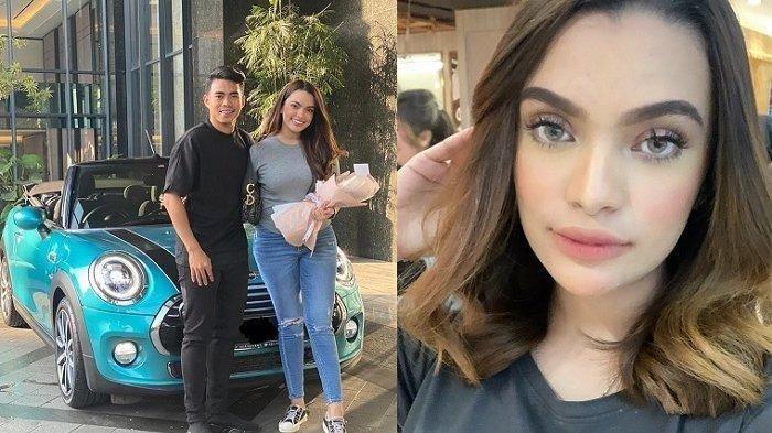Rayakan 6 Bulan Berpacaran, Pemain Bhayangkara FC Nurhidayat Beri Hadiah Sarah Ahmad Mobil Mewah