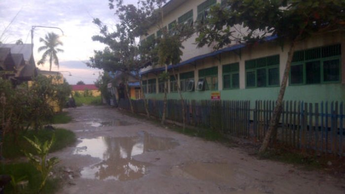YTh Disperkim Batola, Mohon Perbaiki Jalan ke Sekolah SDN Semangat Dalam 5