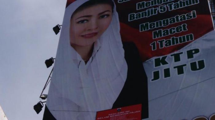 Memalukan! Tak Bayar Pajak, Reklame Kampanye