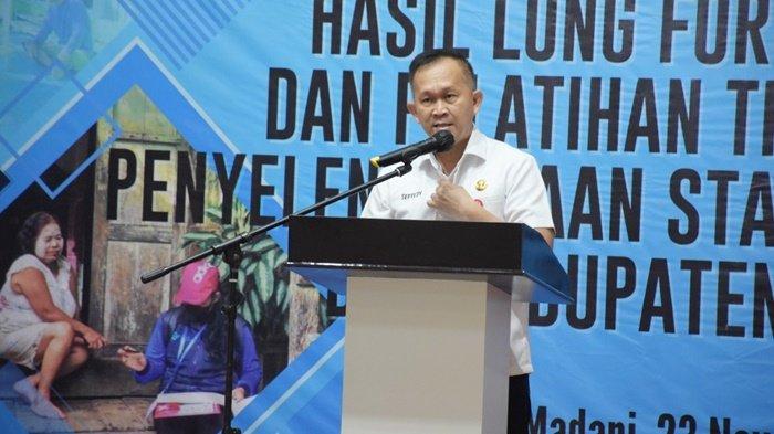 Sekretaris Daerah Kapuas Septedy Buka Sosialisasi Indikator Hasil LF SP2020 dan Pelatihan TPI EPSS