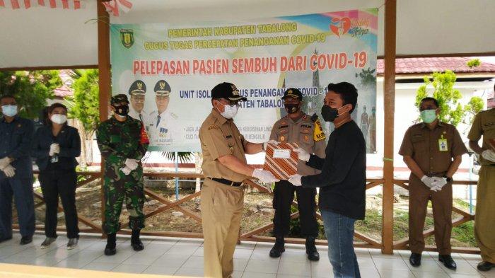 20 Pasien Sembuh Corona Dilepas dari Covid Center Tabalong, Ini Pesan Kapolres