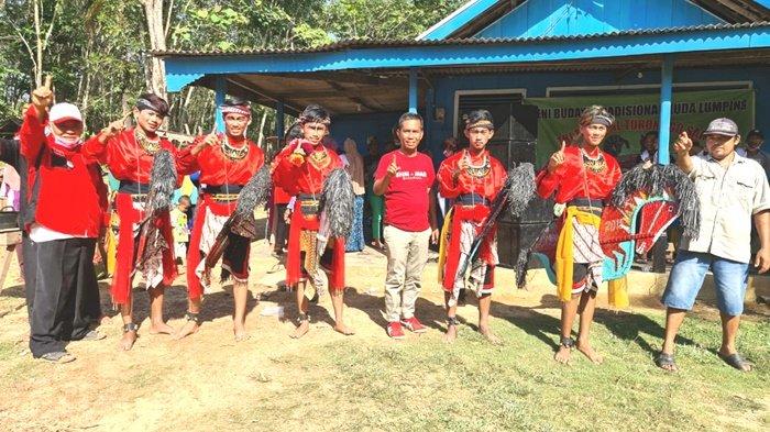 Kampanye di Sungai Loban Kabupaten Tanbu, Syafruddin H Maming Disambut Kuda Lumping