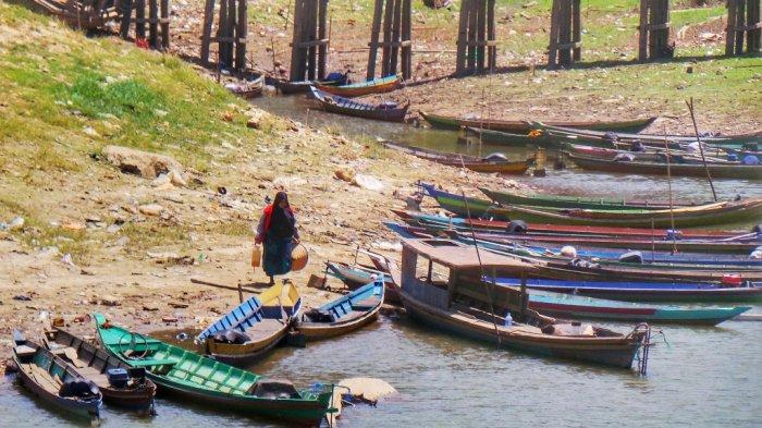 Air Waduk Riam Kanan Menyusut, Hanya Satu Turbin Beroperasi, PLN Pastikan Pasokan Listrik Aman