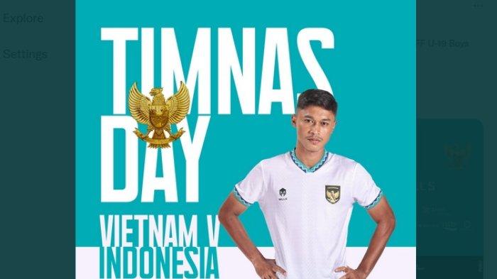 LIVE Indosiar! Link Streaming TV Online Timnas Indonesia vs Vietnam di Piala AFF U19 2022