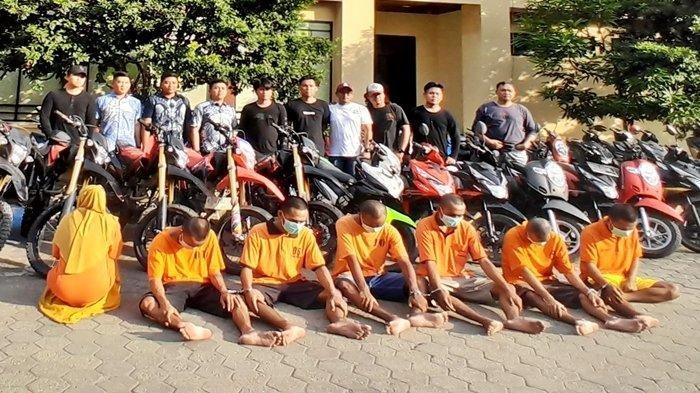 Sindikat Curanmor Berhasil Gasak 45 Motor, Hasil Curian Dijual di Kawasan Perkebunan Sawit