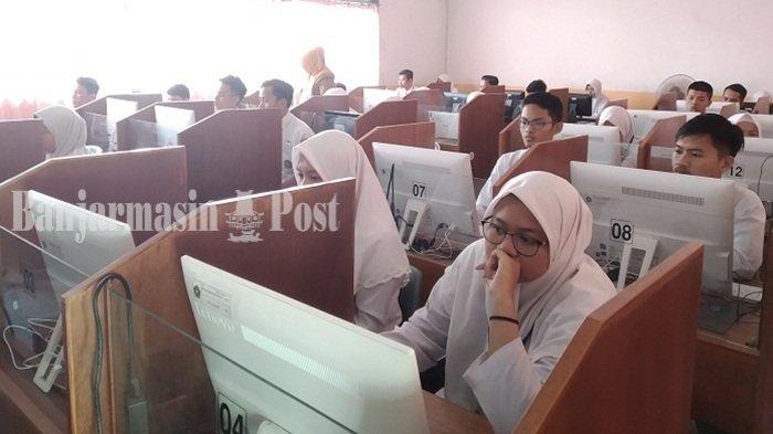 UNBK Hari Terakhir di 155 Madrasah Aliyah di Kalsel Berjalan Lancar, Siswa Terlihat Tegang