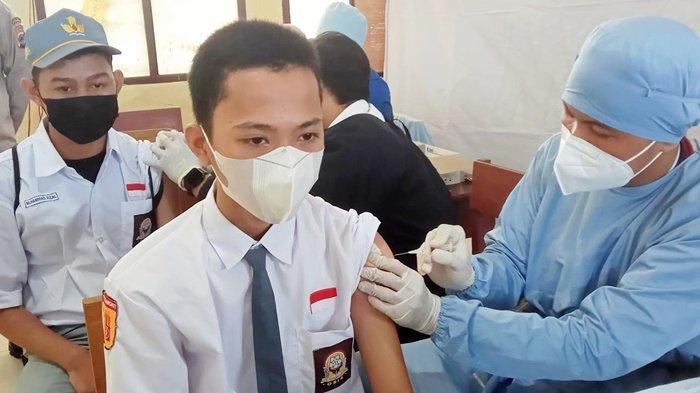 Dukung Pelaksanaan PTM, 5 Ribu Siswa dan Santri Divaksin di Gerai Presisi Polda Kalsel