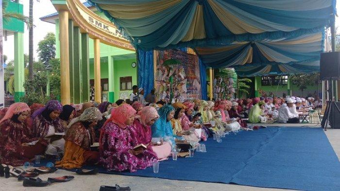 Siswa Terlambat, Diberi Sanksi Hafal Alquran, SMKN 2 Simpangempat Gelar Khataman Alquran