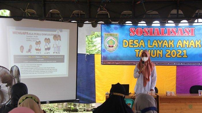 Jadi Lokasi Desa Layak Anak di Balangan, Desa Tarangan Dikutkan Penilaian Kualitas Keluarga Daerah