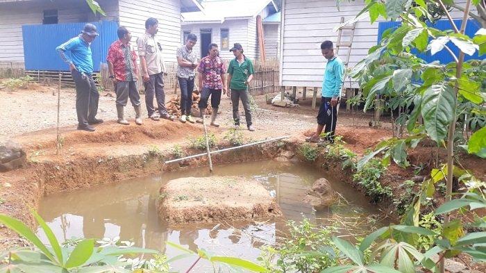 Tingkatkan Kehidupan Penduduk Meratus, Kemensos Berikan Sungai Bumbung Bantuan Ikan dan Palawija