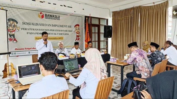 Jelang Pemilu 2024, Sosialisasi di Barabai tentang Aturan dan Non Peraturan Baswaslu