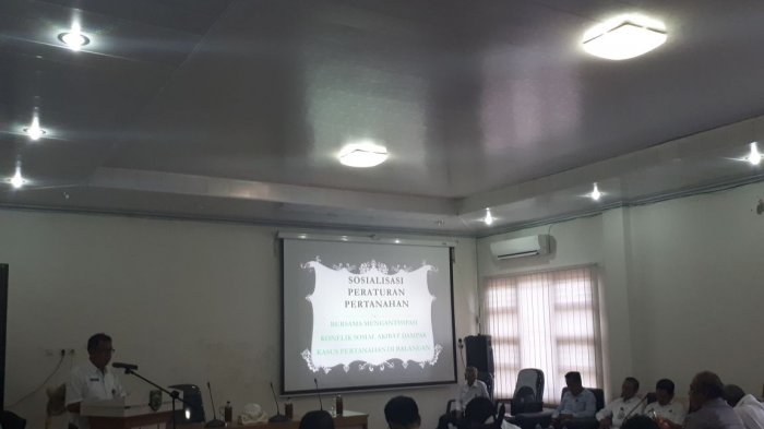 Antipasi Konflik Lahan Kesbangpol Balangan Gelar Sosialisasi Pertanahan