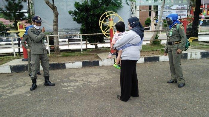 Perwali 20/2020 Baru Sosialisasi, Warga Tanpa Masker di Banjarbaru di Suruh Pulang
