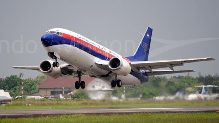 Pesawat Sriwijaya Air Tergelincir di Bandara Hasanuddin