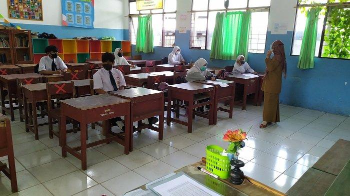 Gelar Simulasi Belajar Tatap Muka, Jumlah Persetujuan Orangtua di SMPN 7 Banjarmasin Bertambah